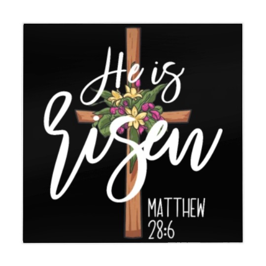 He Is Risen Matthew 28:6 Christian Jesus Is Risen Mahjong Mats