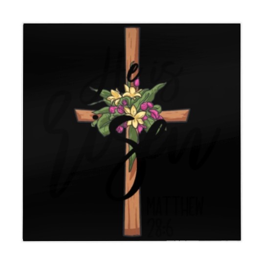 He Is Risen Matthew 28:6 Christian Jesus Is Risen Mahjong Mats