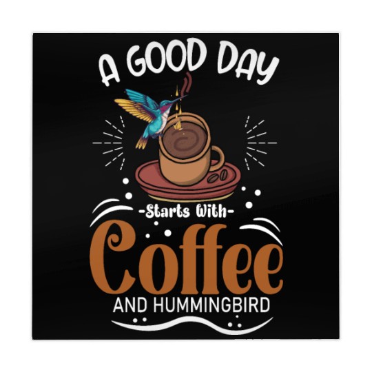 A Good Day Starts With Coffee And Hummingbird Mahjong Mats