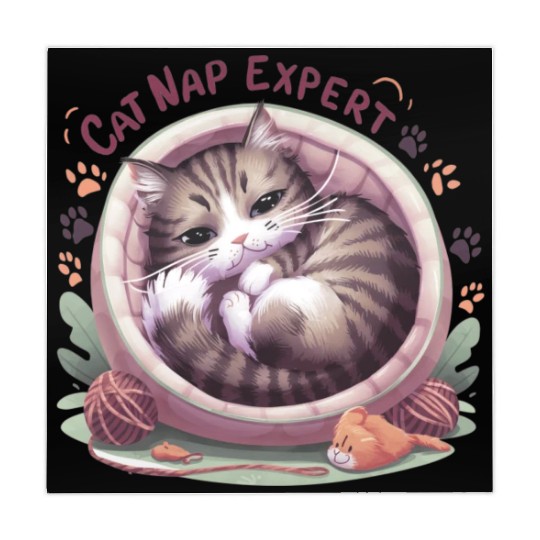 Cat Nap Expert - Funny Cat Outfit! Mahjong Mats
