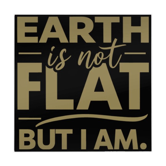 Flat Earth Satire Ironic Jokes Mahjong Mats