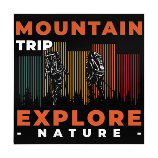 Mountaineering Nature Lover Trekking Alps Mahjong Mats