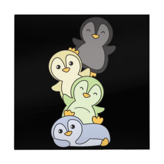 Cassgender Flag Pride Lgbtq Cute Penguin Mahjong Mats