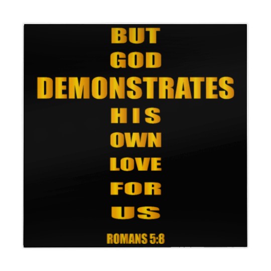 But God demonstrates his own love for us romans5:8 Mahjong Mats