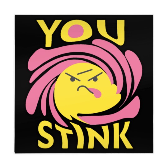 Fragrant Fury: You Stink Typography Mahjong Mats