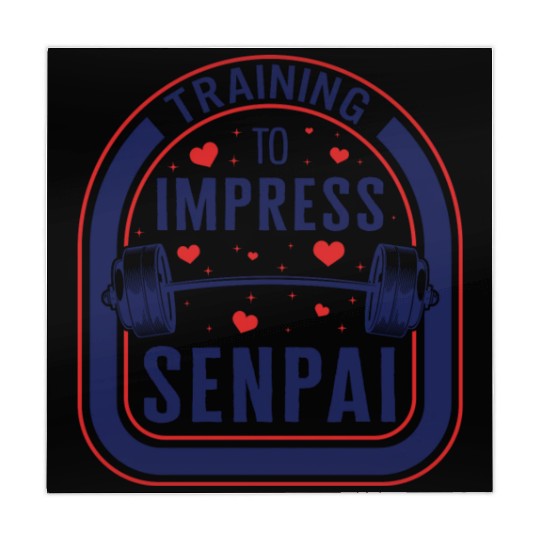 Training To Impress Senpai Gym Anime Mahjong Mats