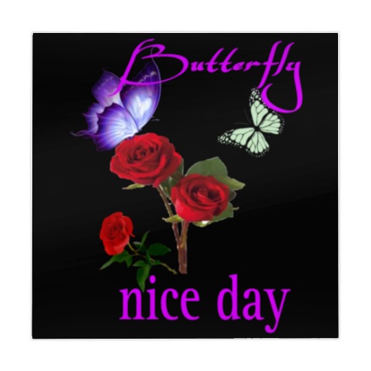 "Butterfly Nice Day. Mahjong Mats