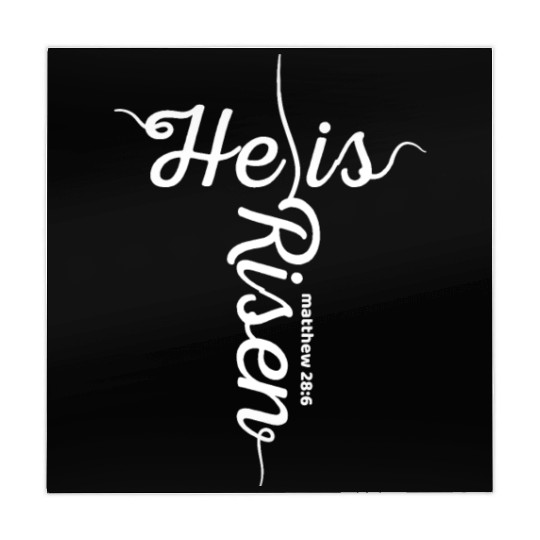 He Is Risen Matthew 28:6 Christian Easter Jesus Mahjong Mats