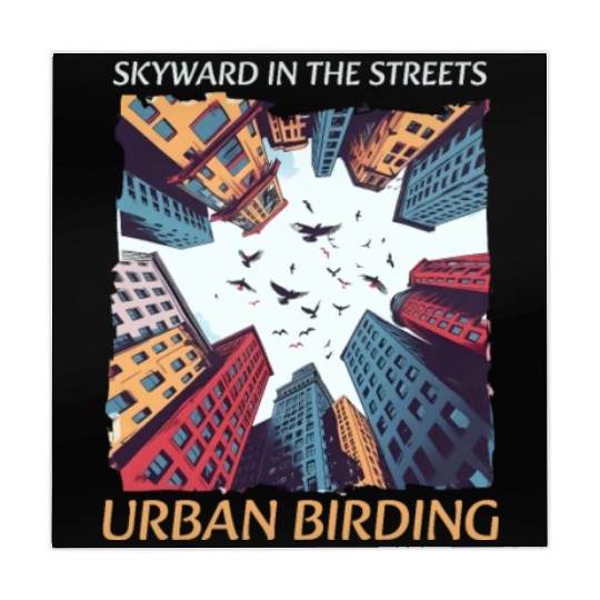 Urban Birdwatching Skyward In Streets Urban Birdin Mahjong Mats