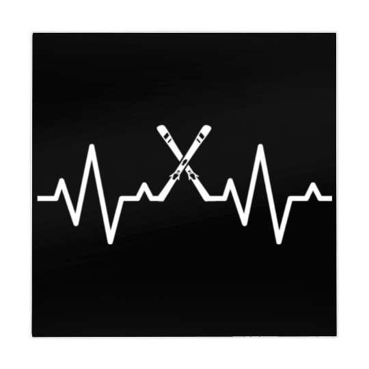 Skiing Mountains Winter sports Nature Mahjong Mats