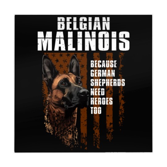 BELGIAN MALINOIS GERMAN SHEPHERDS NEED HEROS TOO Mahjong Mats
