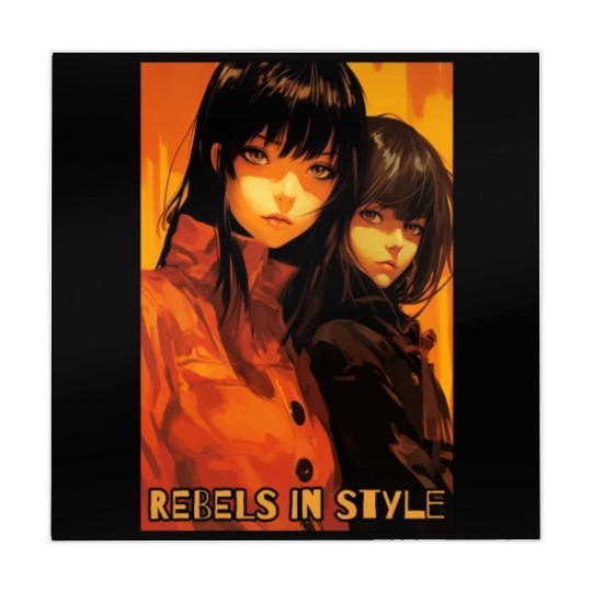 Rebels in Style: Anime Girls Mahjong Mats
