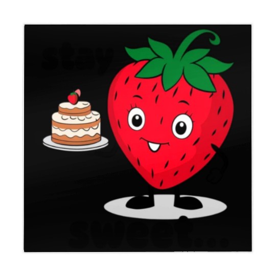 strawberry smile remains sweet Mahjong Mats