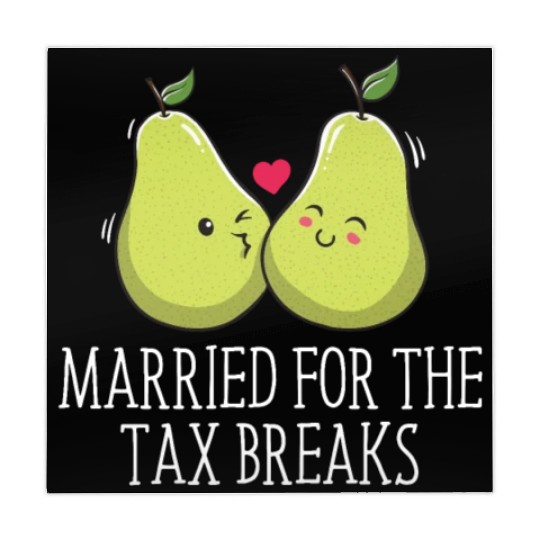 Married For The Tax Breaks Funny Wedding Humor Mahjong Mats