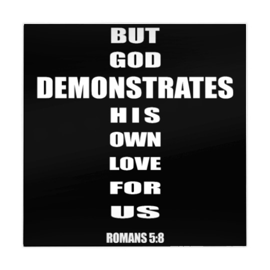 But God demonstrates his own love for us romans5-8 Mahjong Mats