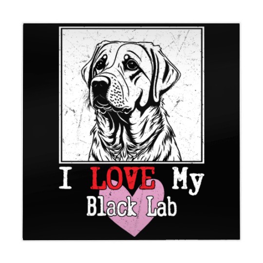 I Love My Black Lab Owner Labrador Retriever Mahjong Mats