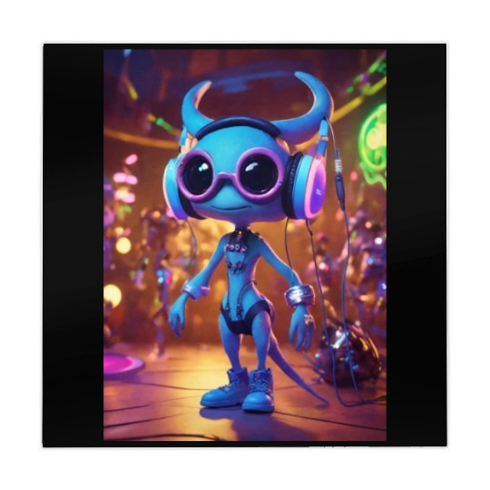 adorable stylish alien carto Mahjong Mats