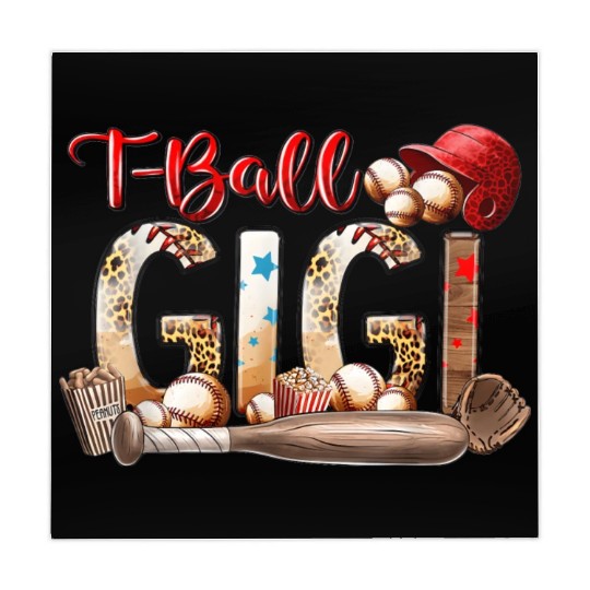 Leopard T-ball Gigi For Baseball Lover Mahjong Mats