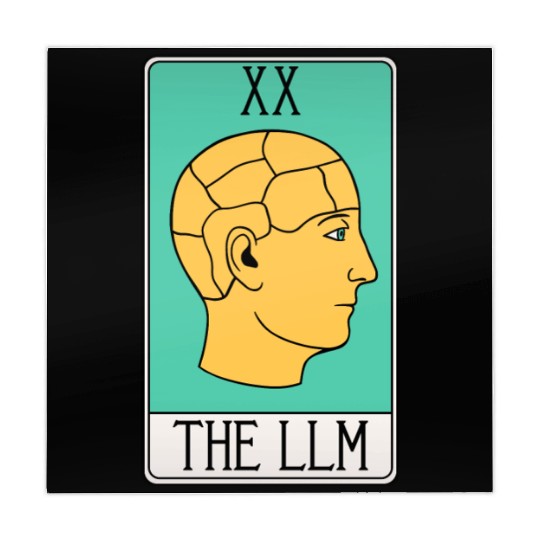 LLM Tarot Card - LLMs - Large Language Model - AI Mahjong Mats