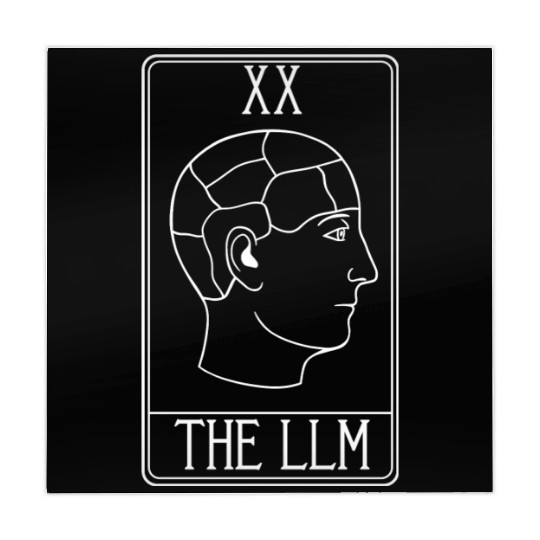 LLM Tarot Card - LLMs - Large Language Model - AI Mahjong Mats