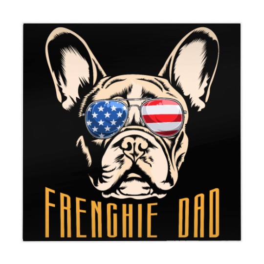 French Bulldog USA FRENCHIE DAD American Mahjong Mats