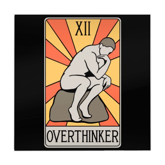 Overthinker Tarot Card - Introvert - Anxiety Mahjong Mats