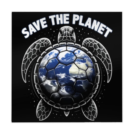 Save The Planet Turtle Environment Ocean Earth Day Mahjong Mats