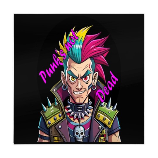 Rebel's Gaze: A Tribute to Punk's Resilience Mahjong Mats