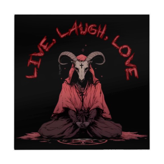 Live, Laugh, Love Baphomet Mahjong Mats