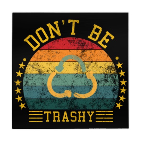 world wild save environment don't be trashy Mahjong Mats