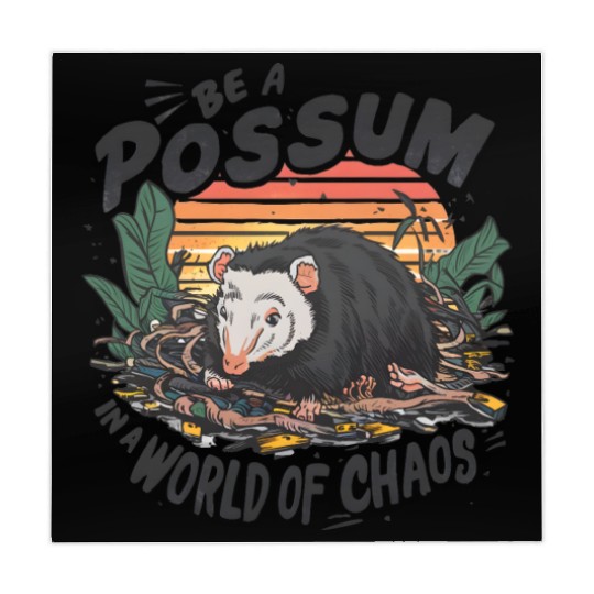 Be a Possum in a world of chaos Street Cats Squad Mahjong Mats