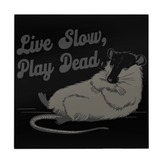 Funny Possum Live slow play dead Street Cat Mahjong Mats
