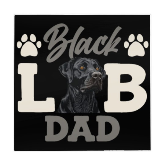 Black Labrador BLACK LAB DAD Labrador Owner Mahjong Mats