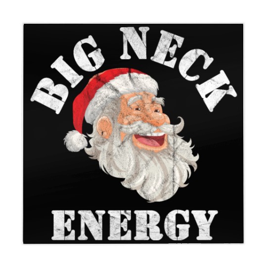 Big Neck Energy Winter Funny Mahjong Mats Saying