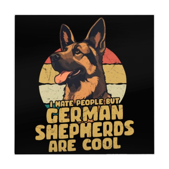 I Hate People But German Shepherds Are Cool Mom Da Mahjong Mats