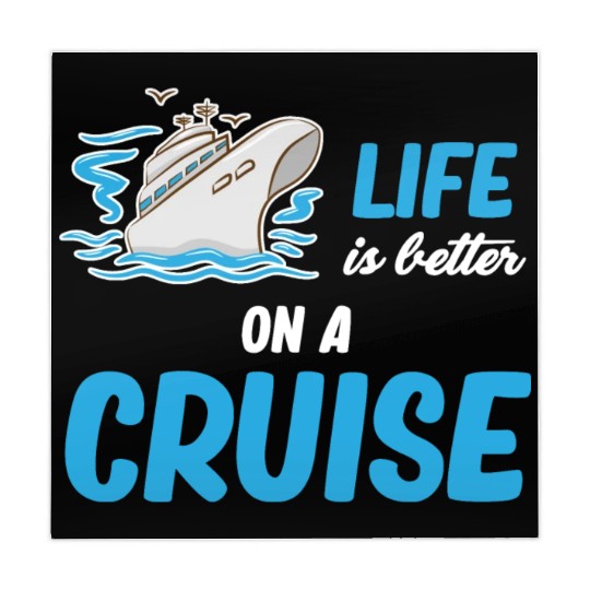 Life Is better On A Cruise Ship Cruising Sailing Mahjong Mats