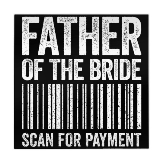 Father Of The Bride Scan For Payment Wedding Mahjong Mats