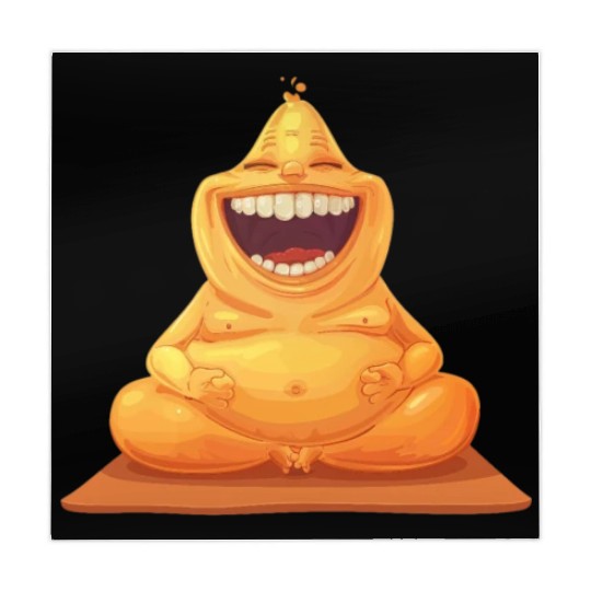 Joyful Yellow Creature Embracing Laughter Mahjong Mats