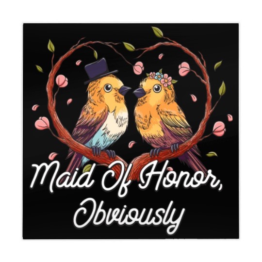 Maid Of Honor Obviously Best Woman Bridesmaid Best Mahjong Mats