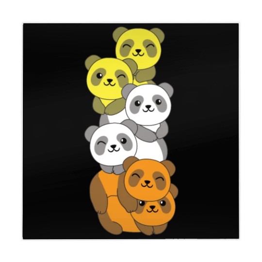 Maverique Flag Pride Lgbtq Cute Panda Mahjong Mats