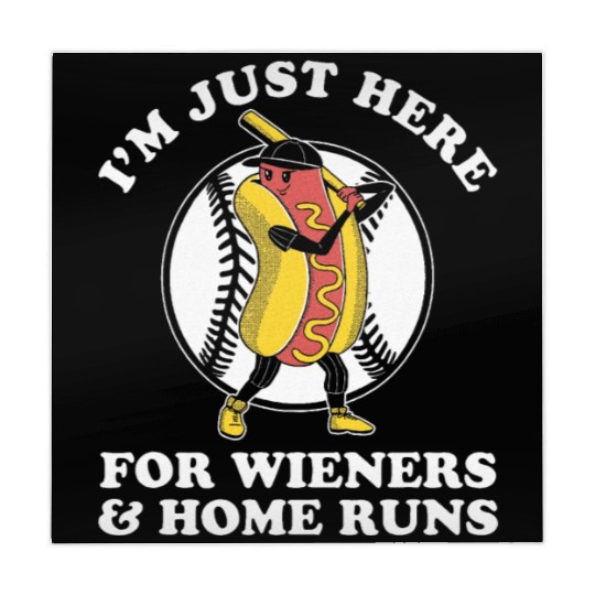 Baseball Design for Women Men Wieners Home Runs Mahjong Mats