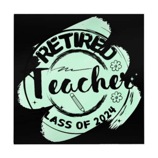 Retired Teacher Class Of 2024 on Women's and Men's Mahjong Mats