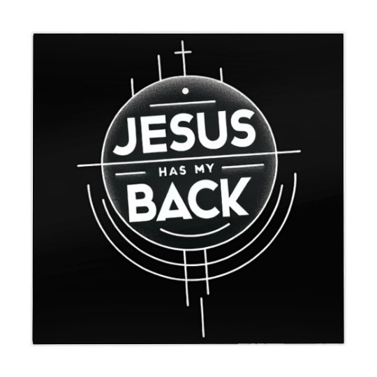 Jesus Has My Back 19 Mahjong Mats