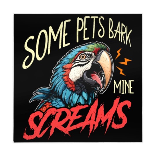 Macaw Bird Some Pets Bark Ornithology Macaw Lover Mahjong Mats