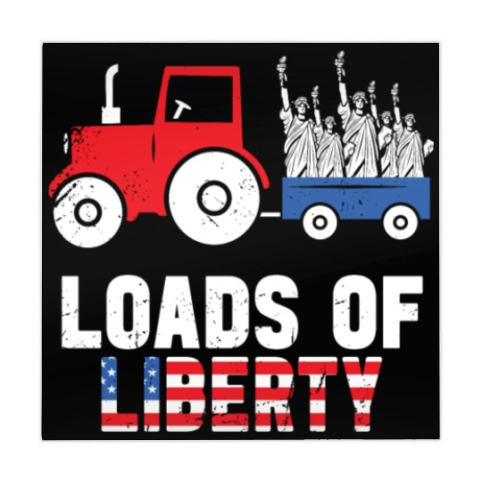 Liberty Tractor Patriotic American Mahjong Mats