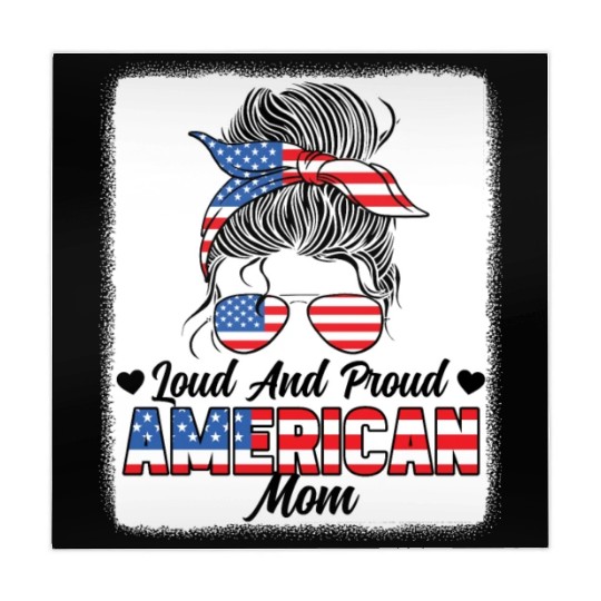 Loud And Proud American Mom Patriotic Mahjong Mats