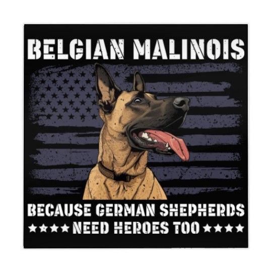 BELGIAN MALINOIS GERMAN SHEPHERDS NEED HEROS TOO Mahjong Mats