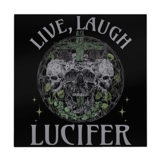 Live Love Lucifer Goth Festival Death Metal Mahjong Mats