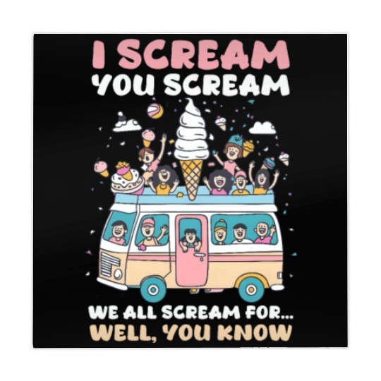 Ice Cream Lover We All Scream for… Well, You Know Mahjong Mats