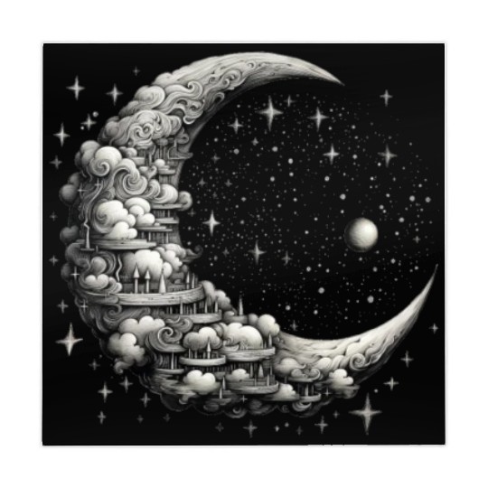 Cool Full Moon - Solar Eclipse, Moon Phases Total Mahjong Mats